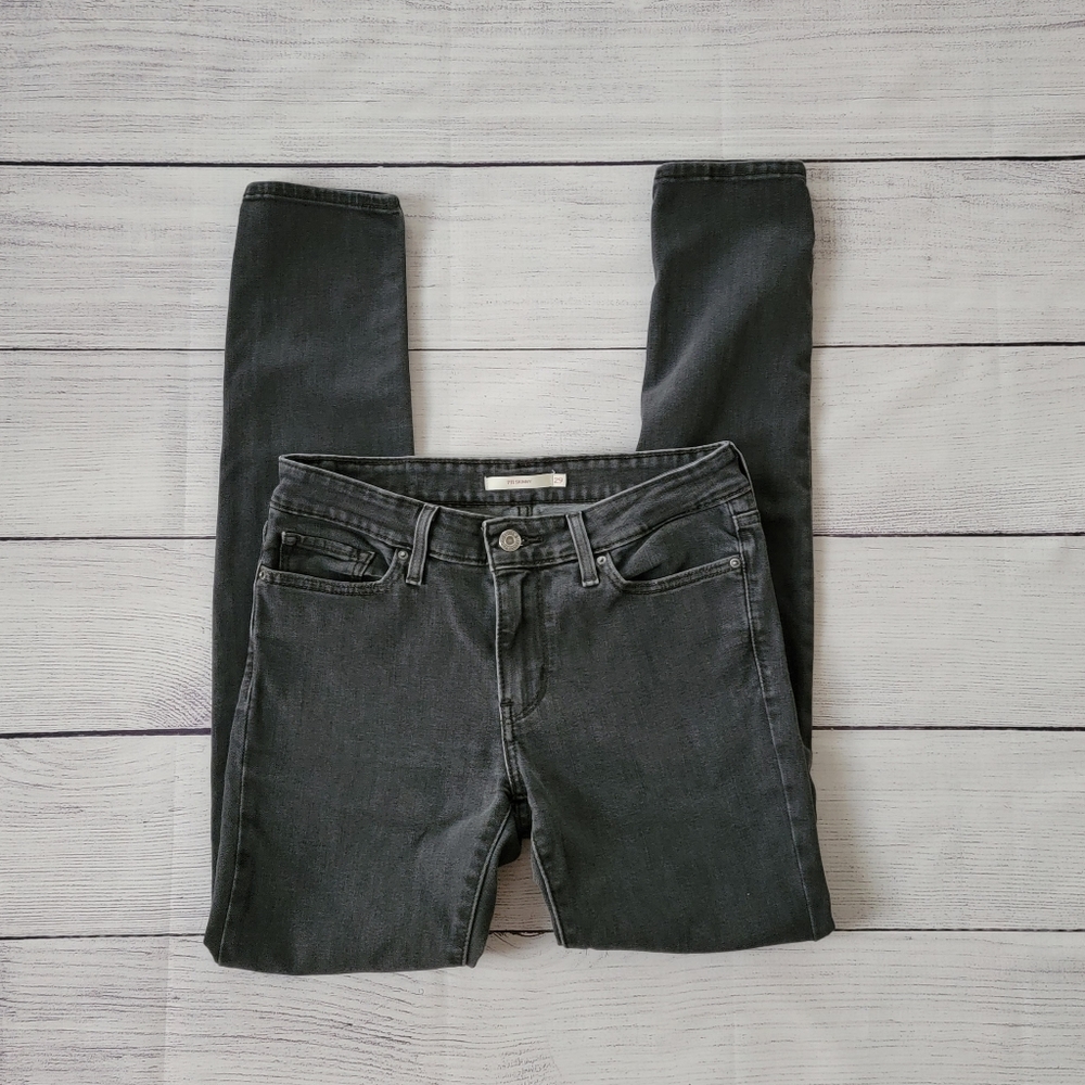 Levi 711 Skinny Jean Grey Size 29 / 8